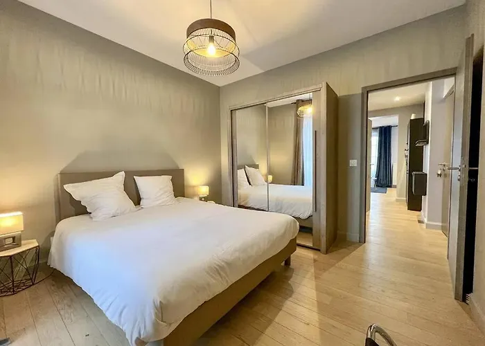 Delavigne Spacieux Classe 4 Etoiles Parking Privatif 公寓 艾克斯莱班